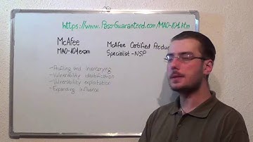 MA0-101 – McAfee Exam Certified Product Test Specialist Questions