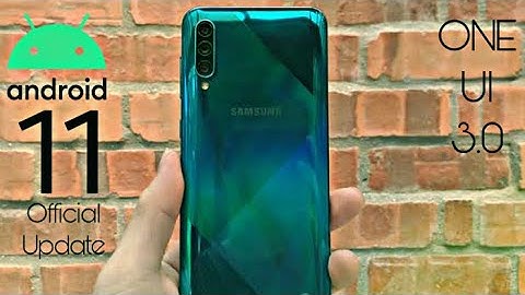 Samsung Galaxy A30s Official Android 11 Update