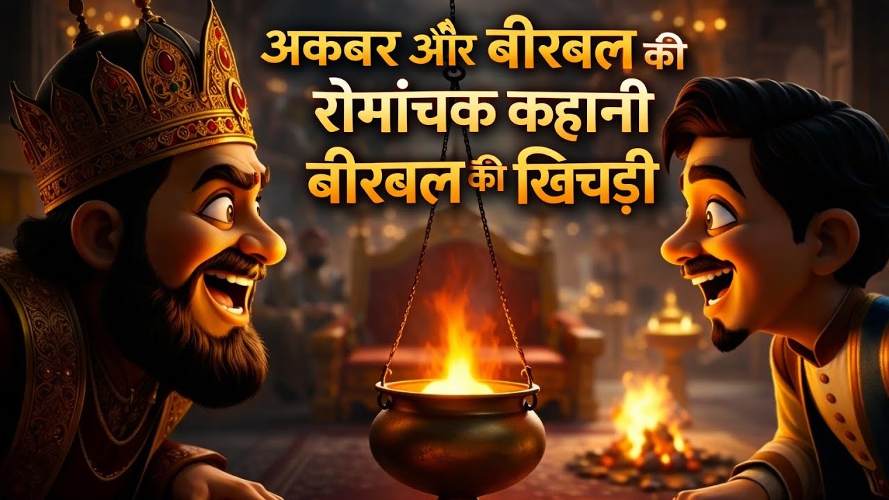 📖 अकबर और बीरबल की रोमांचक कहानी बीरबल की खिचड़ी