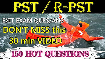 PST / Refresher PST Exit Exam / 30 min - 150 Questions with Answers / Pass Exit Exam for SURE