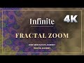 Infinite Fractal Zoom 🌀 4K Deep Spiral · 10 Min Ambient Meditation | Fractal Alchemy