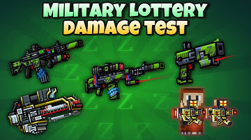 Military Lottery Damage Test! | Pixel Gun 3D
