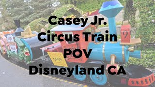 Casey Jr. Circus Train Pov Ride Through At Disneyland Resort