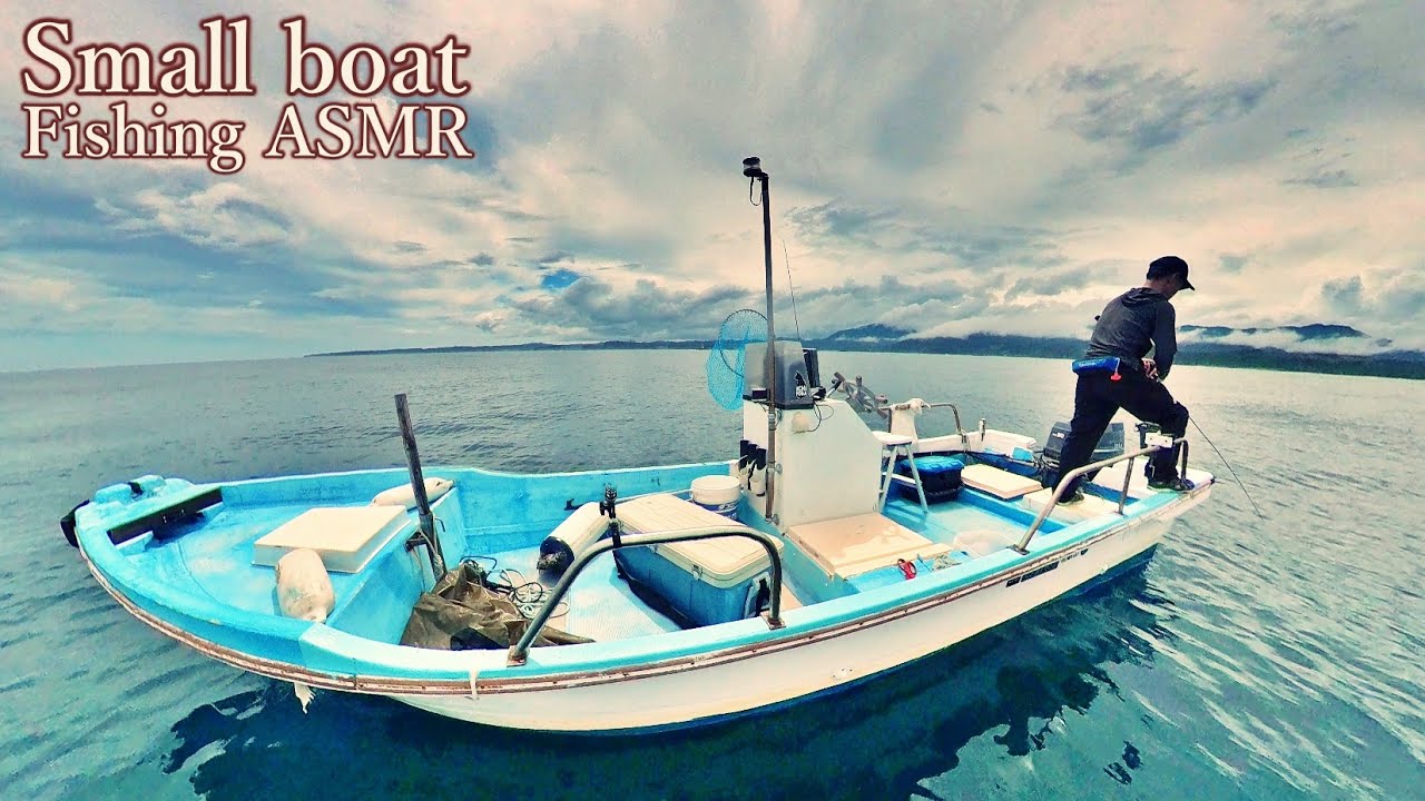 [ASMR] めちゃ楽しすぎる高活性の夏の海！今日も小舟で沖へ出ます