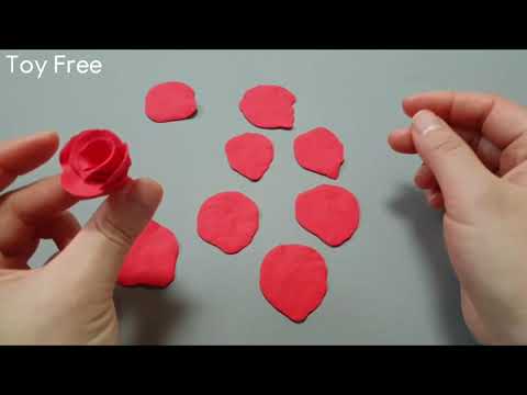 클레이 초보가 알려주는 Clay - 장미 만들기  rose clay
