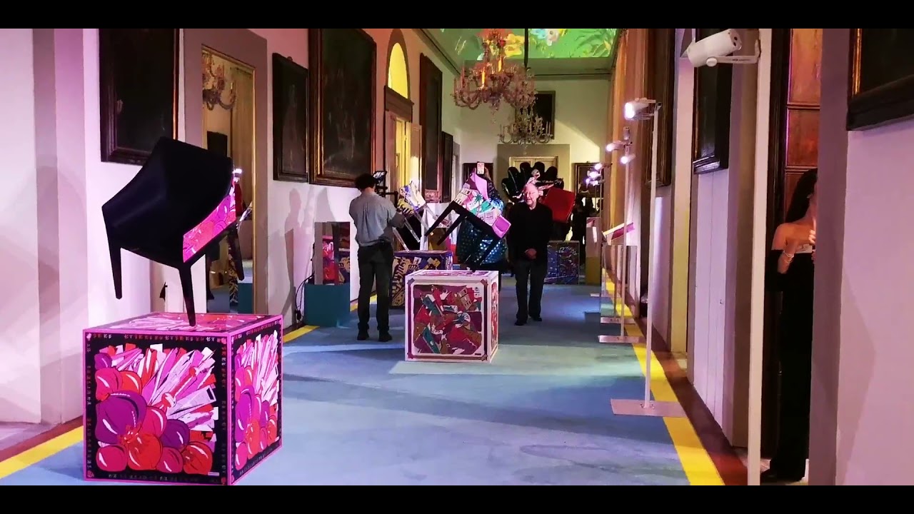 Video Mapping David Hartono inside Palazzo Pucci Florence