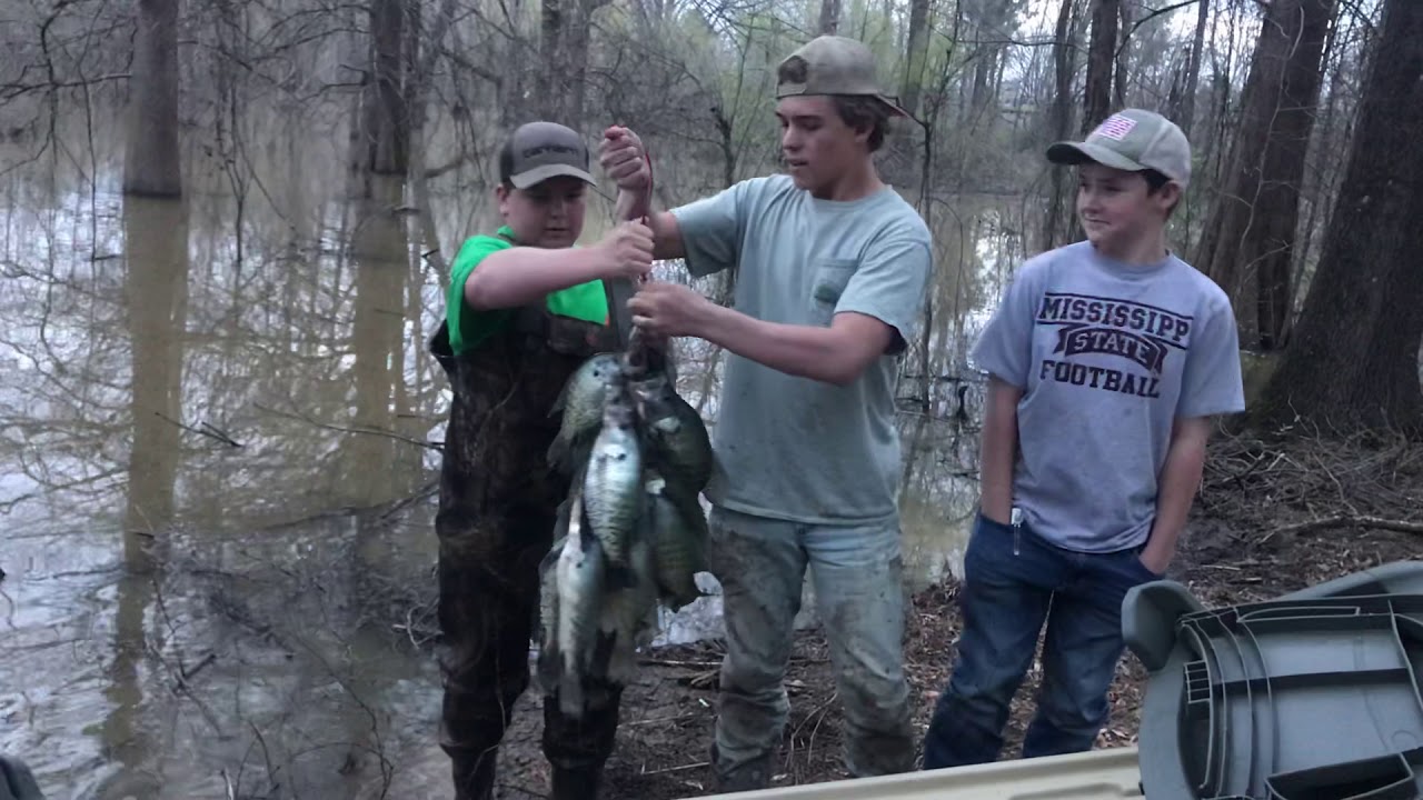 Grenada Lake crappie fishing - YouTube