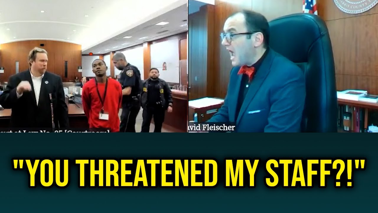 Judge FURIOUS That Man Threatened His Court Staff