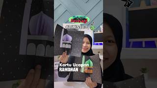 Bikin kartu ucapan ramadhan #diy #kartuucapanlebaran