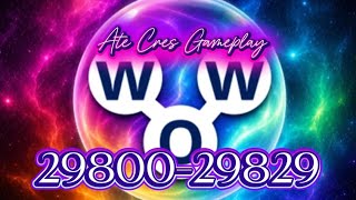 WORDS OF WONDERS CROSSWORD PUZZLE 29800-29829