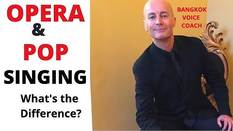 Opera vs Pop Singing. What’s the Difference?