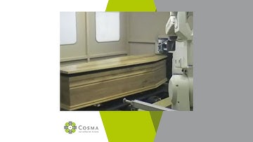 Cosma Automatic Sanding of Wood Coffin & Cases - Brush Manufacturer & Machine Builder Holland