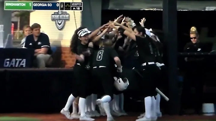 Binghamton softball's Allison L' Amoreaux hits hom...