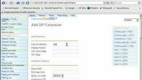 Setting up a Vmware image of trixbox