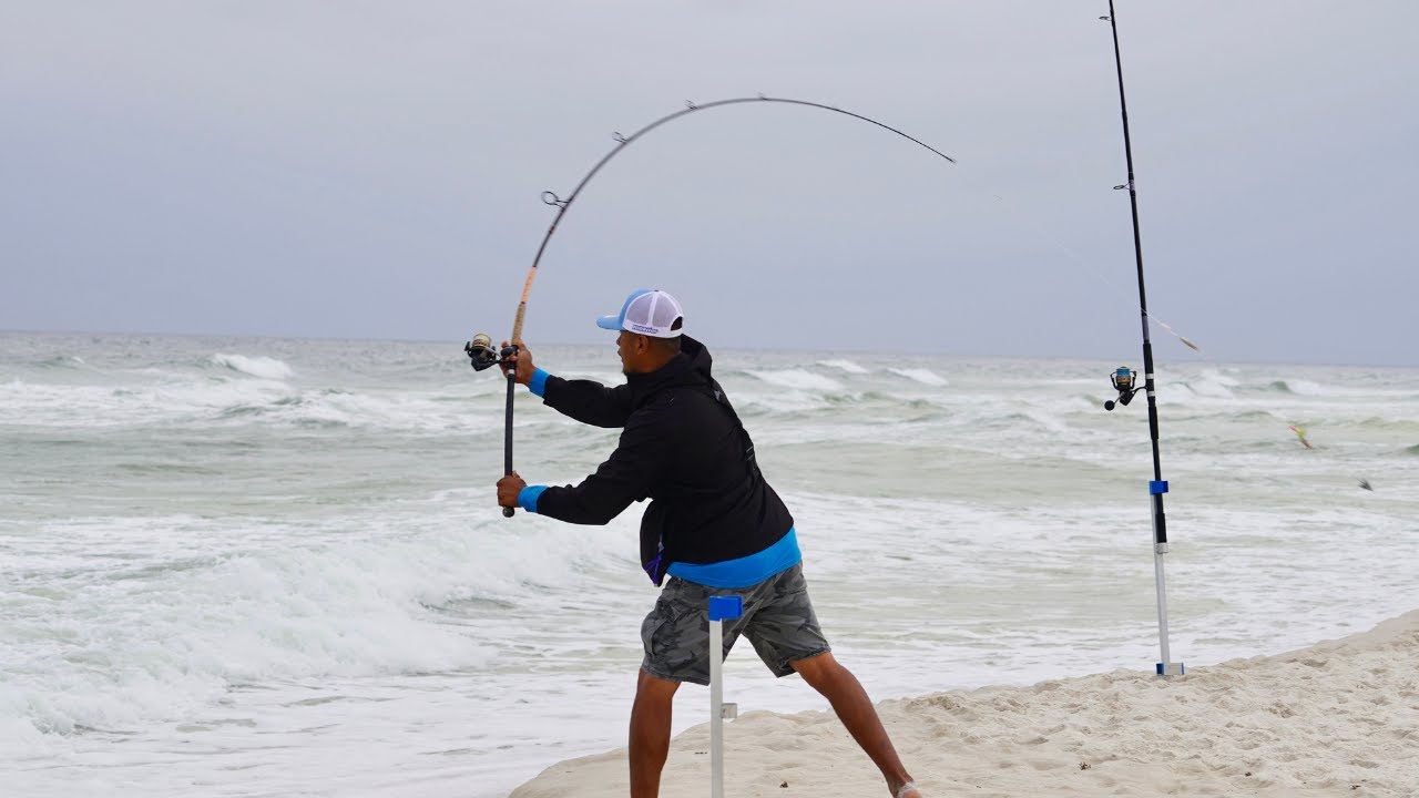 How to get Maximum Casting Distance when Surf Fishing! 150 Yards Reached  Easily! 