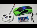 Open new electric cars 3D model CAR unboxing remote control 3D light CAR open