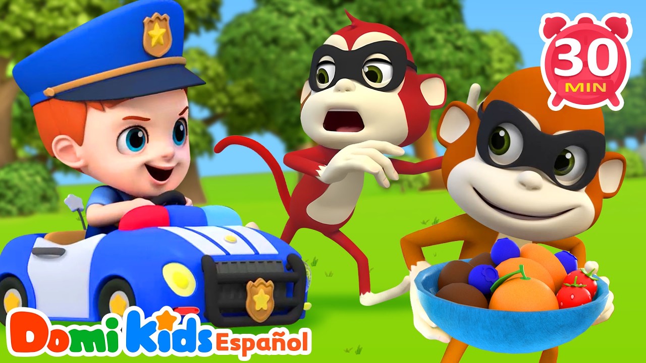 ¡La Policía Baby Persigue al Ladrón! 🚔 | Canciones Infantiles | Domi Kids | LEFUN Kids TV
