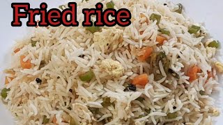 Restaurant style fried rice recipe / egg fried rice / easy fried rice