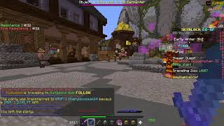 hypixel skyblock doing random stuff