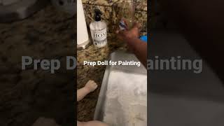 Step 1: Prep Silicone Doll for Painting - Wash the Doll
