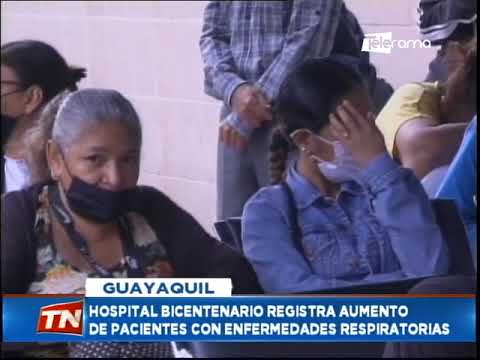 Hospital Bicentenario registra aumento de pacientes con enfermedades respiratorias