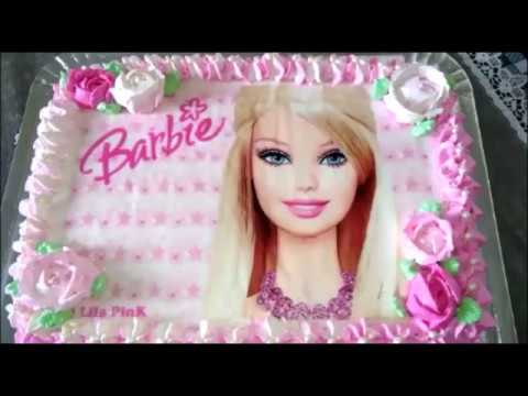 Bolo Barbie quadrado  Bolo barbie, Bolo de aniversário da barbie, Bolos de  folha de aniversário