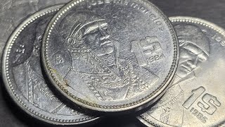 Mexico 1 Peso coin Varieties 1984