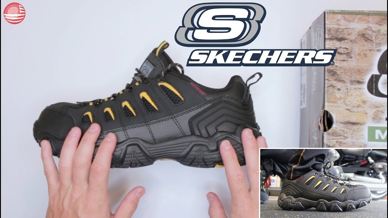Agnes Gray Untado polilla Skechers Steel Toe Shoes Review (Most Comfortable Steel Toe Shoes) - YouTube