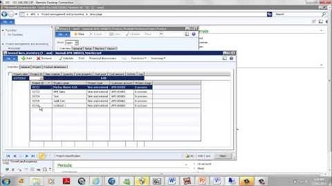 AX 2012, Serial Number Tracking