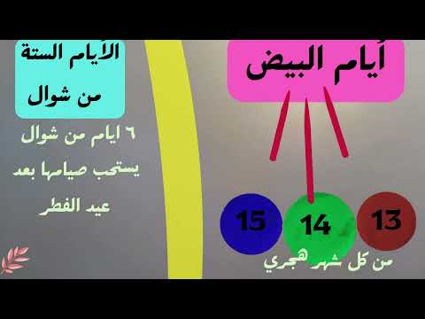 موعد صيام الايام البيض لشهر شوال 2023 في المغرب والجزائر كونوا في الموعد 
