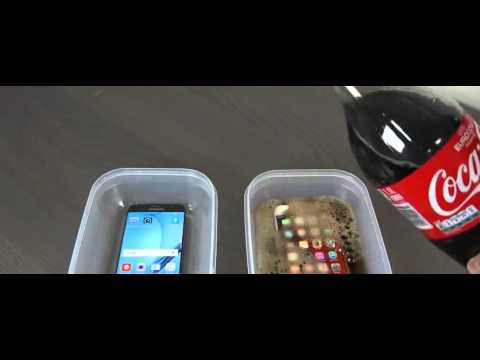 Samsung Galaxy S7 Edge Vs IPhone 6S Plus Coca Cola Freeze Test 9 Hours Will It Survive Samsung Galaxy S7 Edge Vs IPhone 6S Plus Coca Cola Freeze Test 9 Hours Will It Survive