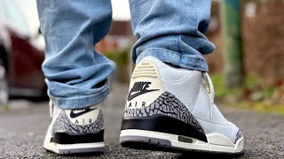 靴 Air Jordan 3 White Cement Reimagined New Air Jordan 3 White Cement Reimagined 2023 Size 8 Rare