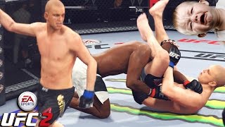 Stefan Struve Makes Little Kid RAGE! Tallest Fighter In The UFC - EA Sports UFC 2 Online Gameplay