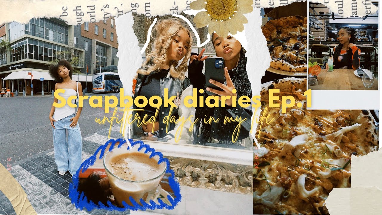 Unfiltered days in my life-Scrapbook Diaries ep.1 [brunches,school, gym, dyeing my hair fail?]🤍