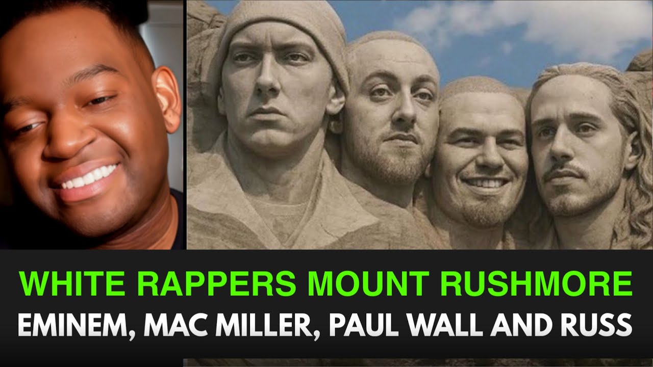 White Rapper Mount Rushmore Eminem, Mac Miller, Paul Wall And Russ ...