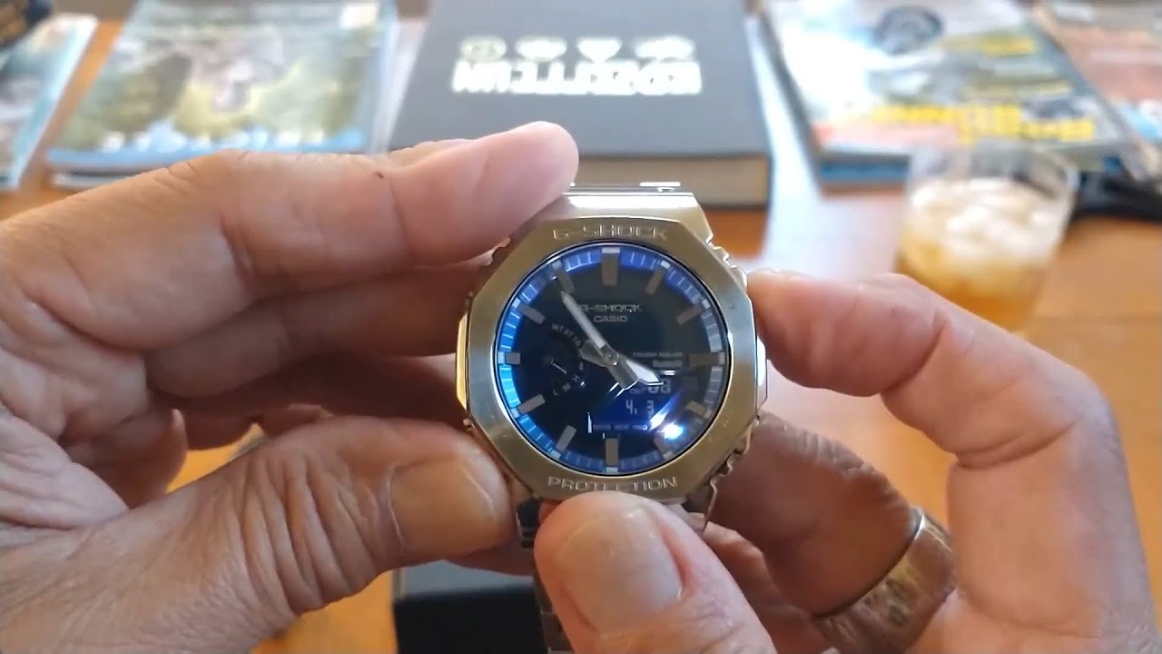CASIO G-SHOCK GM-B2100AD-2AJF Blue Dial All Metal Japan