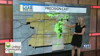 Amber's Monday Morning One Minute Forecast 7/1