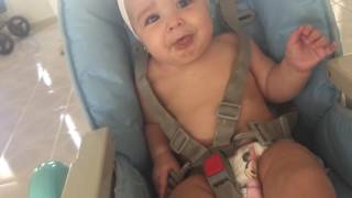 Cute Fussy Baby Dont Want Anymore Food