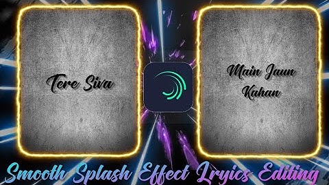 Alight Motion Lyric Editing Tutorial || New Trending Lyrical Status Editing || Aqib Editx