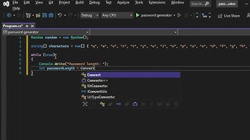 Satisfying Programming - C# Password Generator