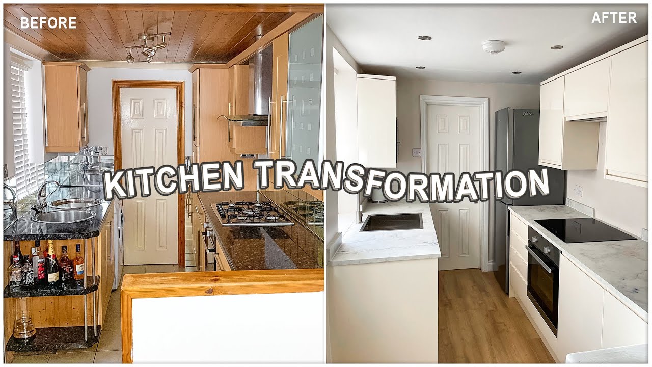 KITCHEN TRANSFORMATION kitchen vlog pt 2... finally YouTube