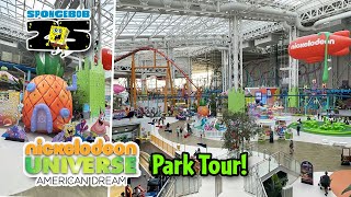 Visiting Nickelodeon Universe at American Dream Mall (SpongeBob 25th Anniversary Celebration!)