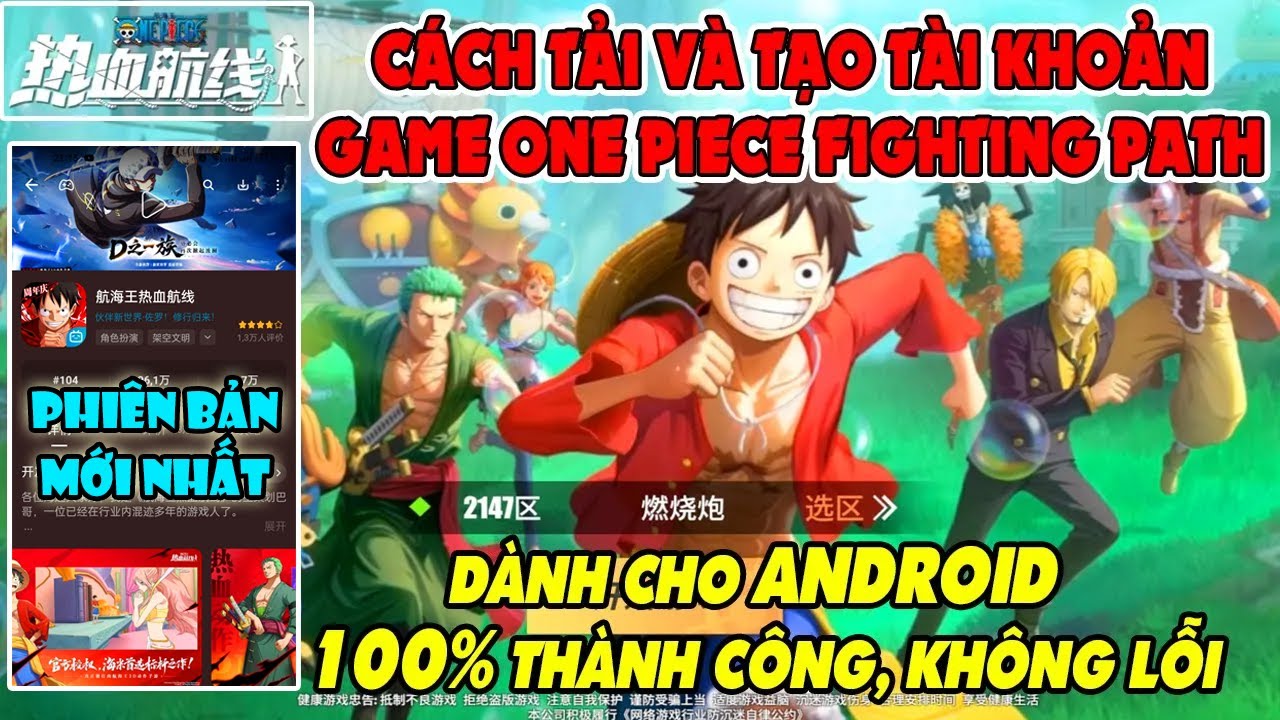 Hướng dẫn cách đăng ký trước One Piece Project Fighter do Tencent phát hành