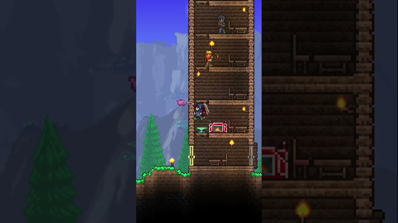 Piggy Bank Storage (Tips and Tricks of Terraria) Shorts YouTube