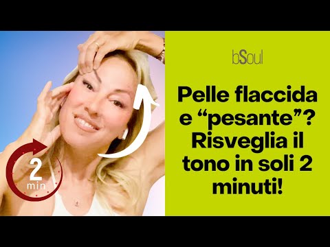 Pelle flaccida e “pesante”? Risveglia il tono in 2 minuti durante la giornata!