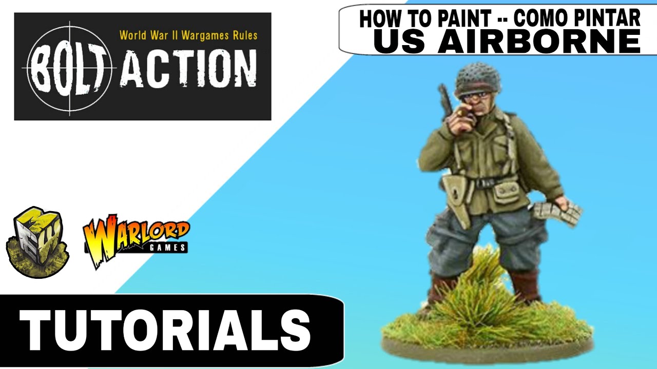BOLT ACTION ( US AIRBORNE PINTAR"" How to Paint, español