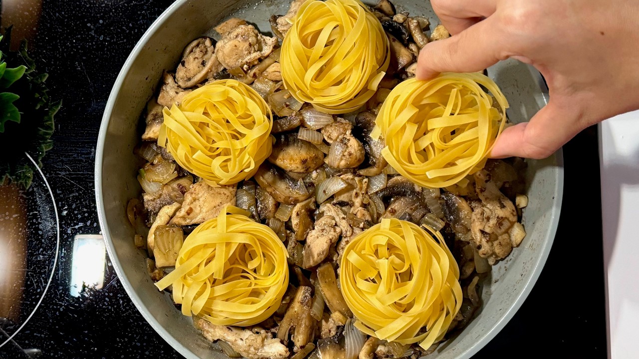 HAŞLAMAK❌TONLARCA BULAŞIK❌TEK TENCERE FETTUCINE ALFREDO- Kremalı Mantarlı Makarna 😍 Çiçekintarifleri HAŞLAMAK❌TONLARCA BULAŞIK❌TEK TENCERE FETTUCINE ALFREDO- Kremalı Mantarlı Makarna 😍 Çiçekintarifleri