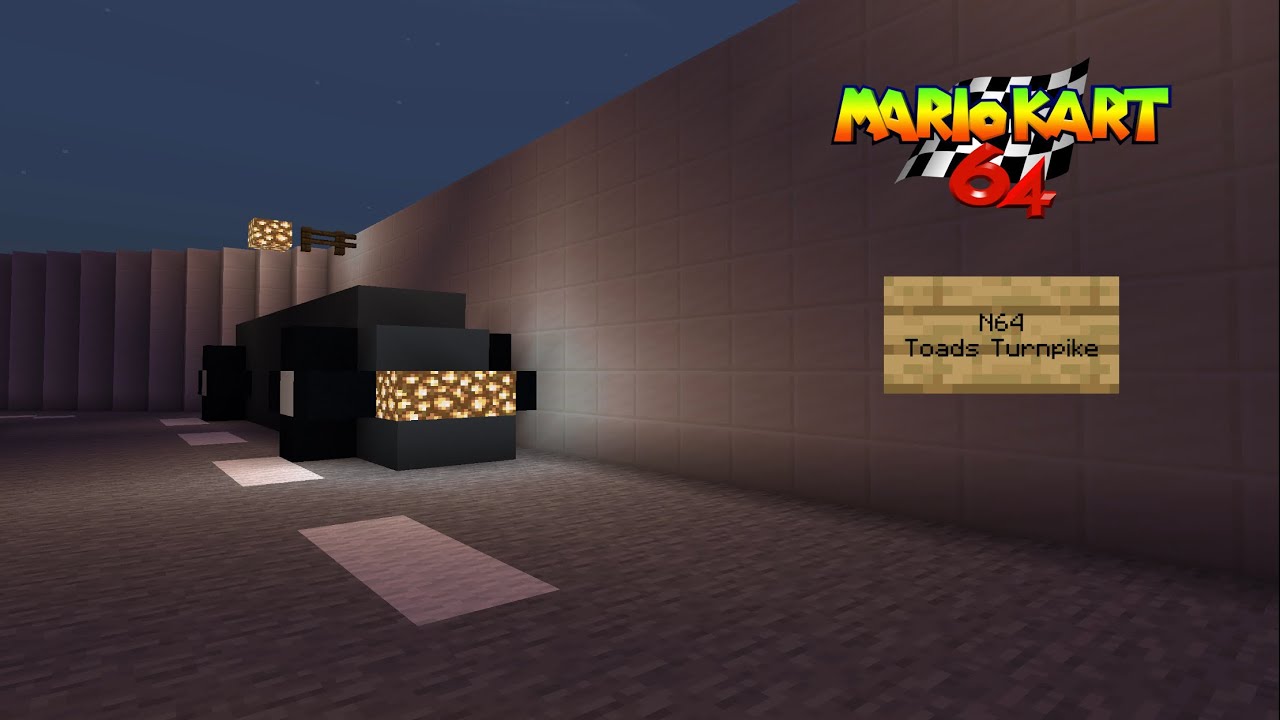 Mario Kart Minecraft - N64 Toad’s Turnpike