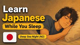 Learn Japanese While You Sleep | How to learn Japanese effectively: Deep Sea Night (N2)