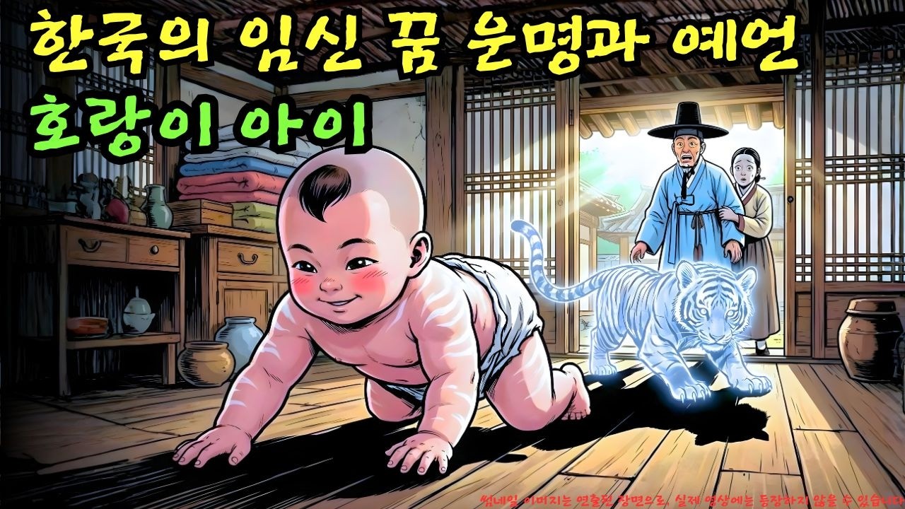 👉 태몽의 비밀, 맹호의 기운을 타고난 아이…  | 야담 |옛날이야기 |민담 |전설 | 설화